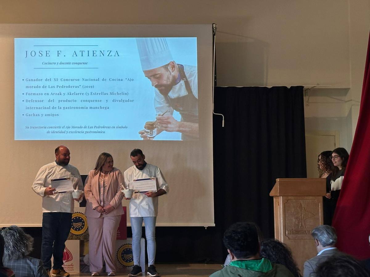 La IGP Ajo Morado de Las Pedroñeras nombra embajadores a Atienza y Susinos