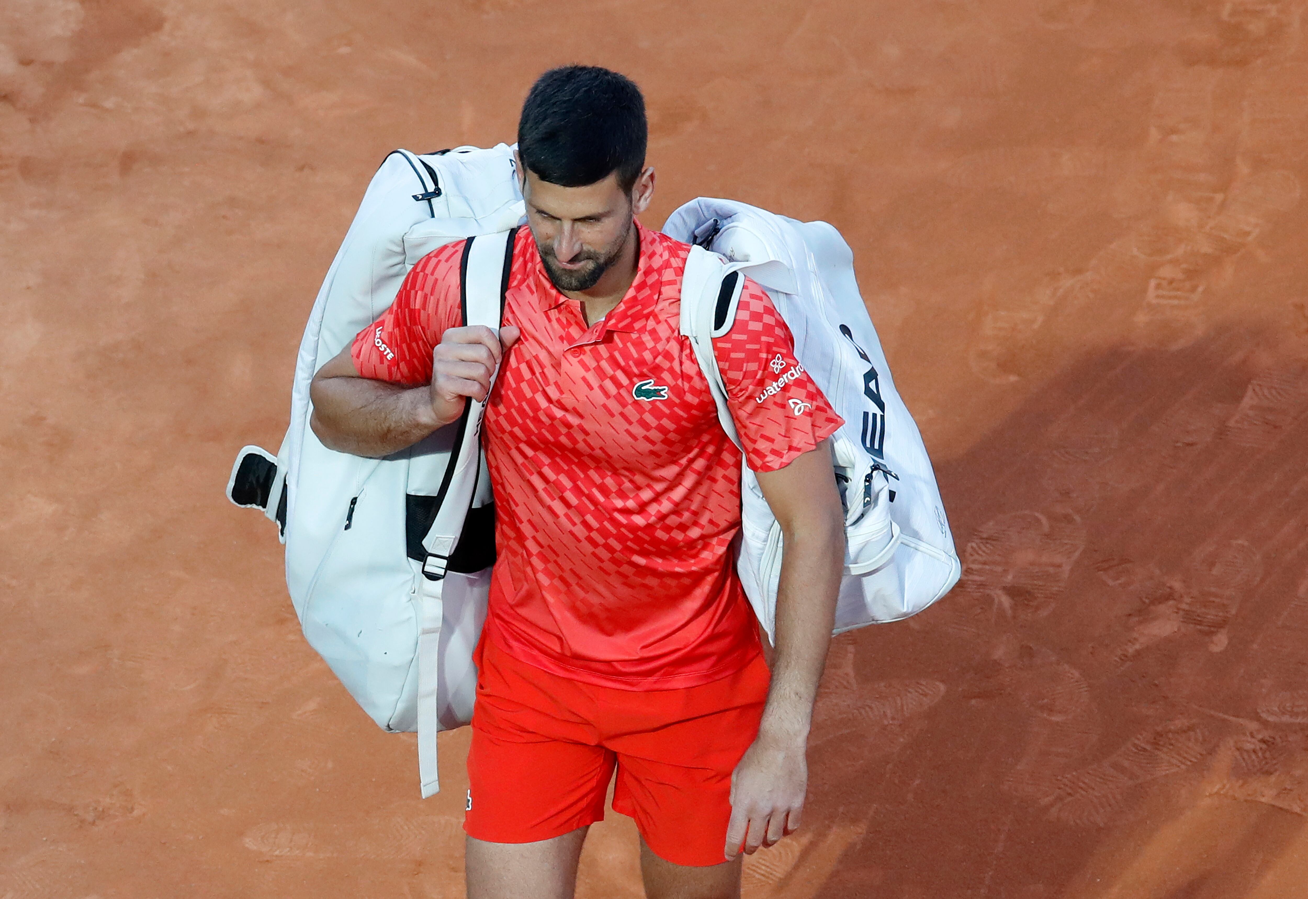 Novak Djokovic, eliminado en los octavos del Masters de Montecarlo. (Tenis, Francia, Italia) EFE/EPA/SEBASTIEN NOGIER