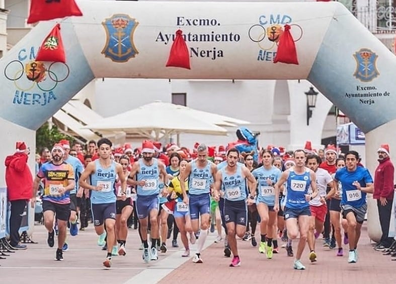 Salida de la San Silvestre nerjeña