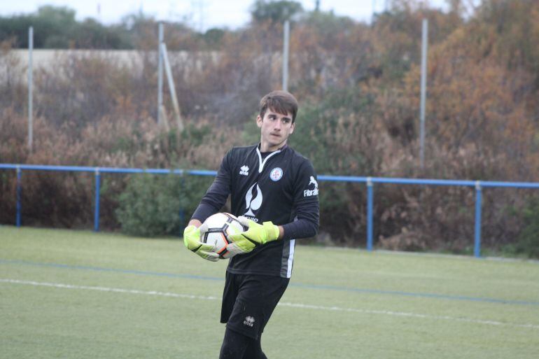 David Marrufo durante un entrenamiento en el Anexo a Chapín