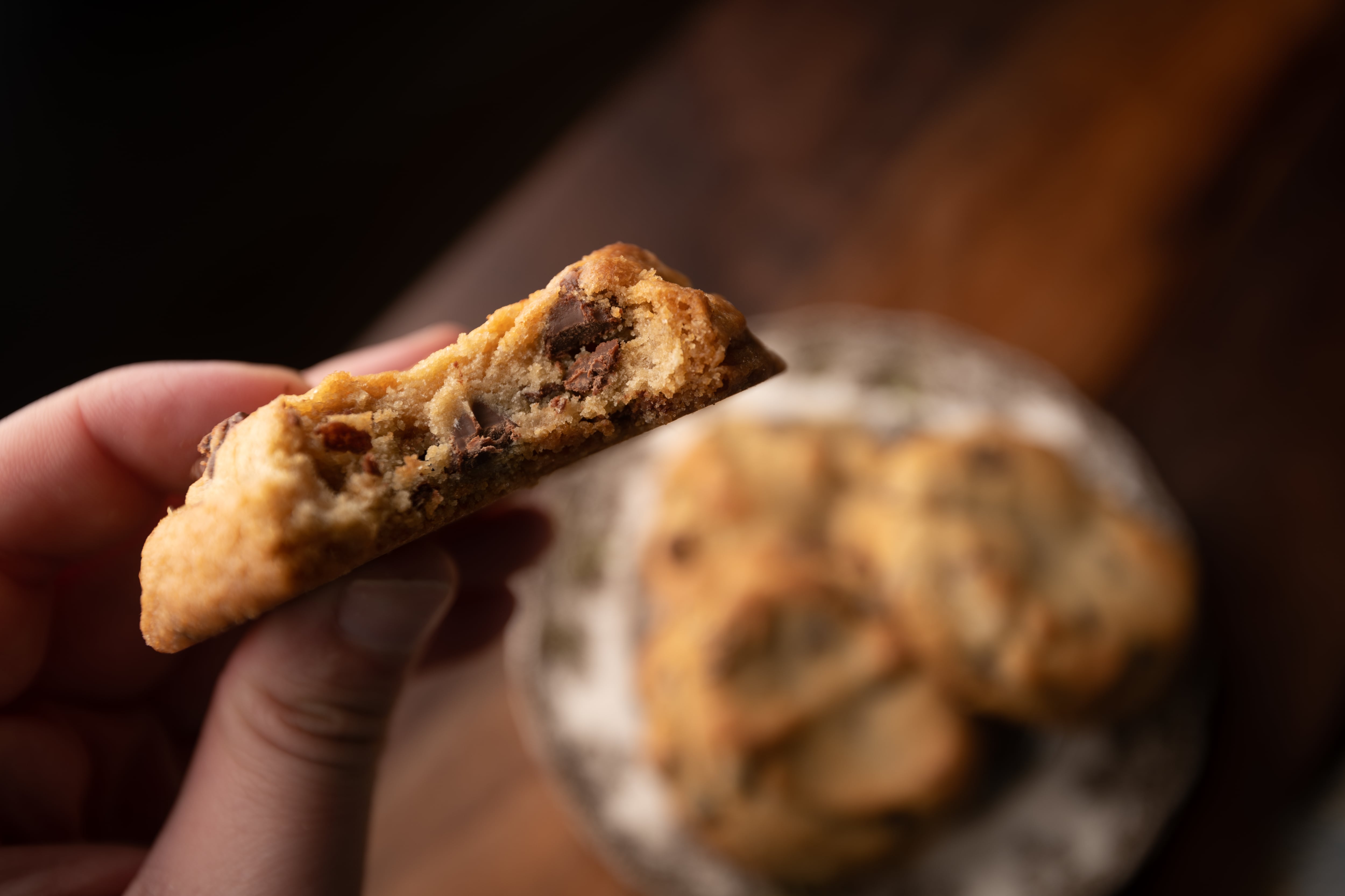 Imagen recurso de galletas de chocolate.