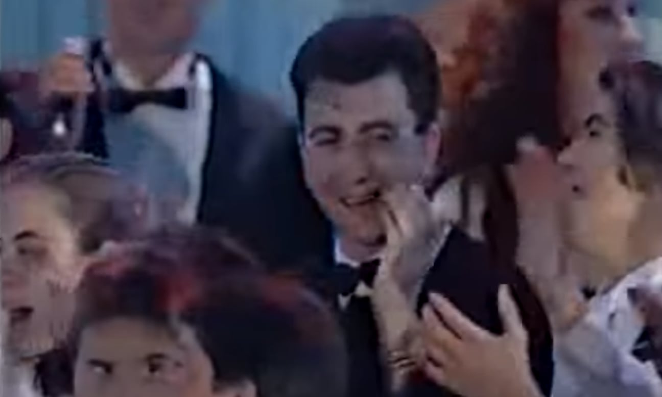 Pablo Motos en el Festival de Benidorm de 1993.