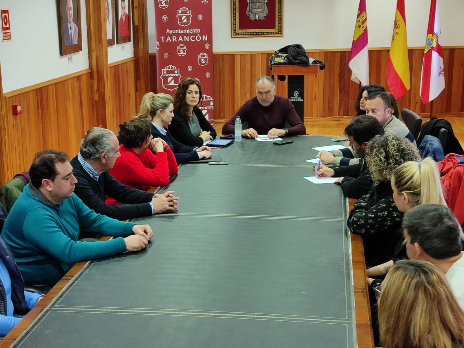 Reunión en el Ayuntamiento de Tarancón con trabajadores de ID Logistic