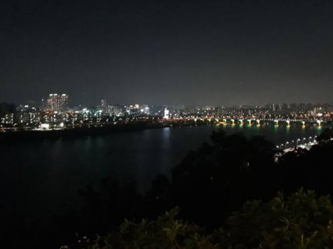 El 'skyline' de Seúl, desde el Grand Walkerhill Hotel.