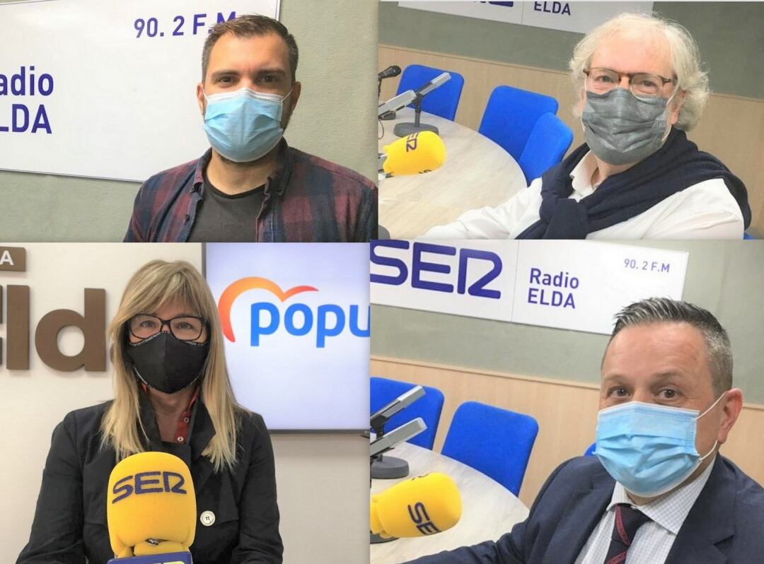 Javier Rivera, José Mateos, Lola Francés y Paco Sánchez