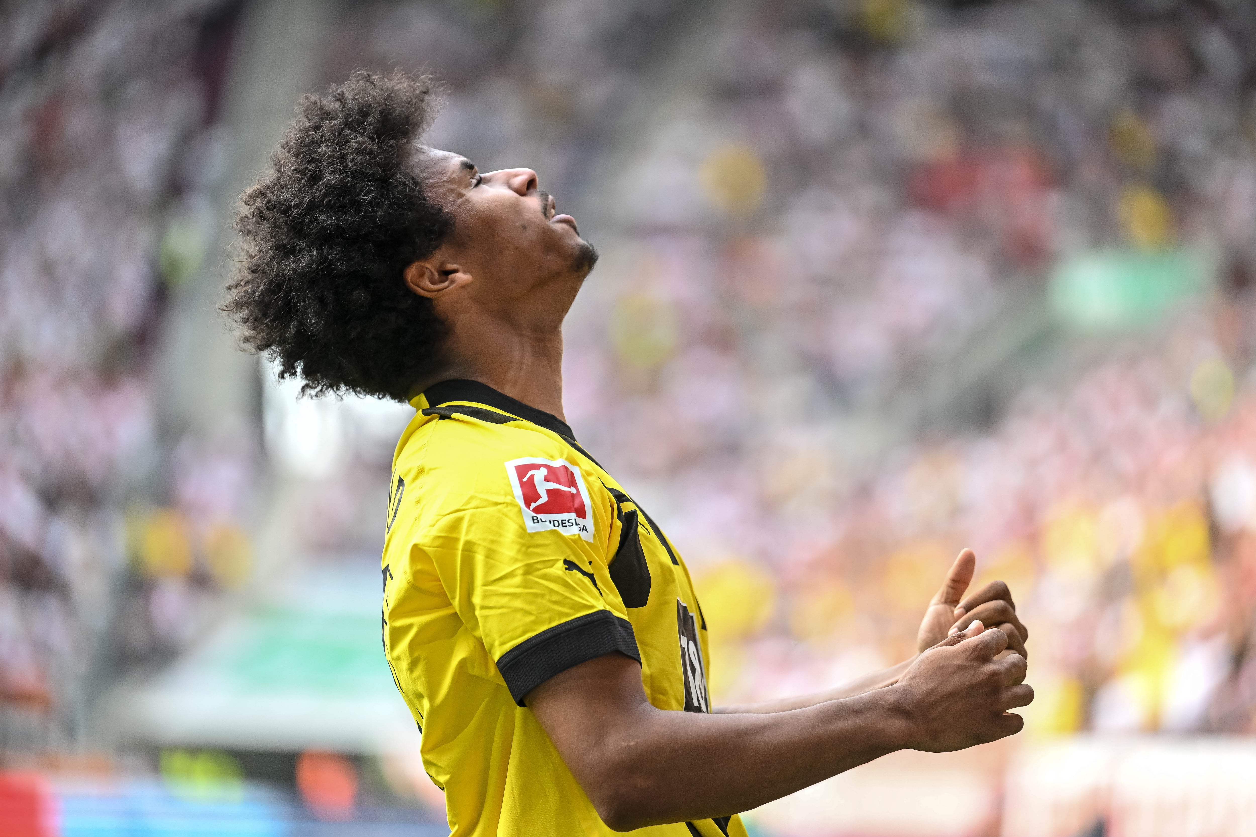 Karim Adeyemi, del Borussia Dortmund. (Harry Langer/DeFodi Images via Getty Images)