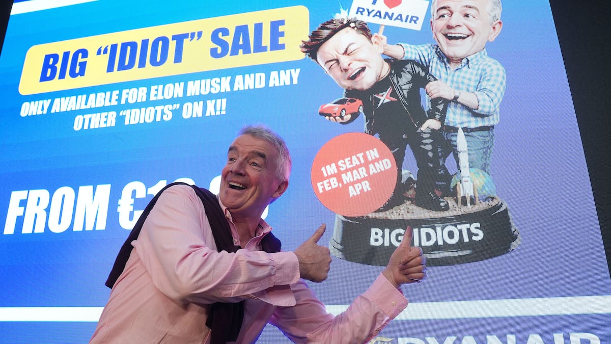 "Son como los de 'Dos tontos muy tontos'": el enganchón más surrealista entre Elon Musk y el dueño de Ryanair