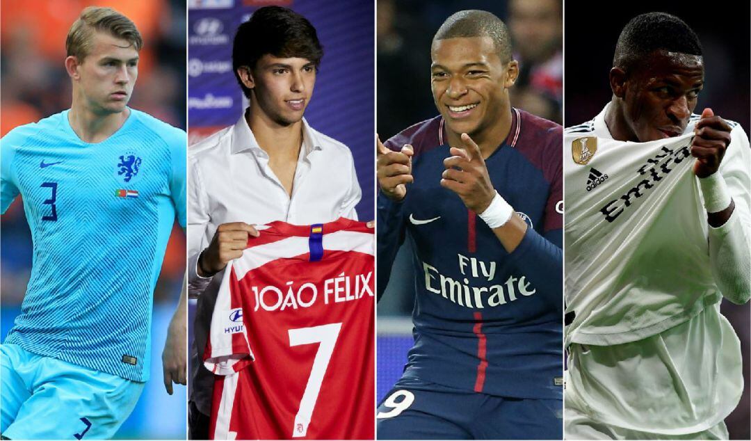 De Ligt, Joao Félix, Mbappé y Vinícius