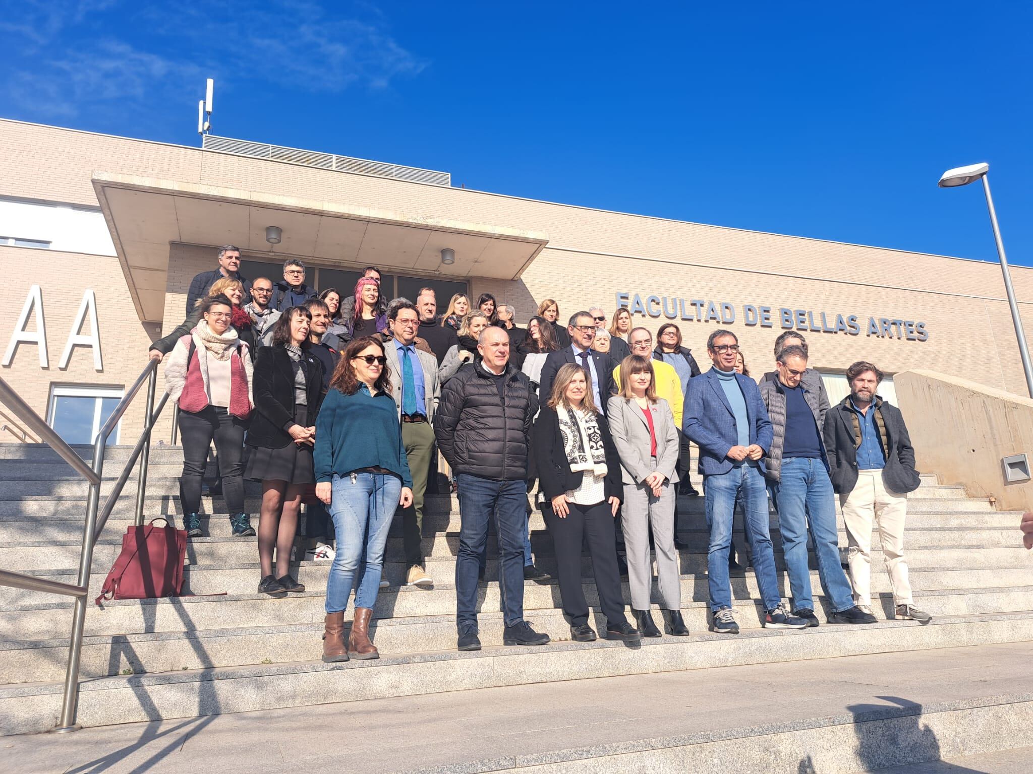 Reunión en Murcia de la Conferencia de Decanos y Decanas de Bellas Artes de España, donde el rector José Luján ha hablado sobre los reajustes en la UMU