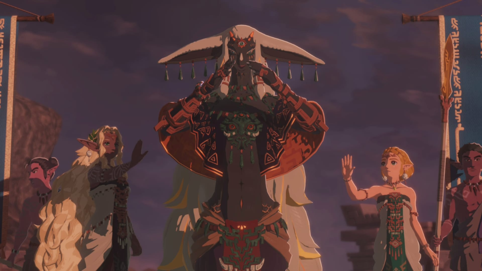 El rey Rauru es otro de los protagonistas.