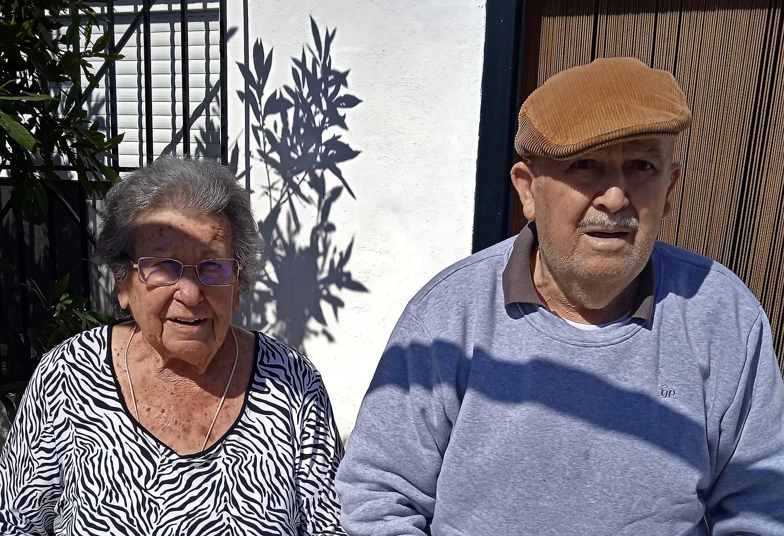 Año 2022. Florentina y Prudencio en su residencia del Campillo de Adentro, donde disfrutan felices de 63 años de matrimonio.