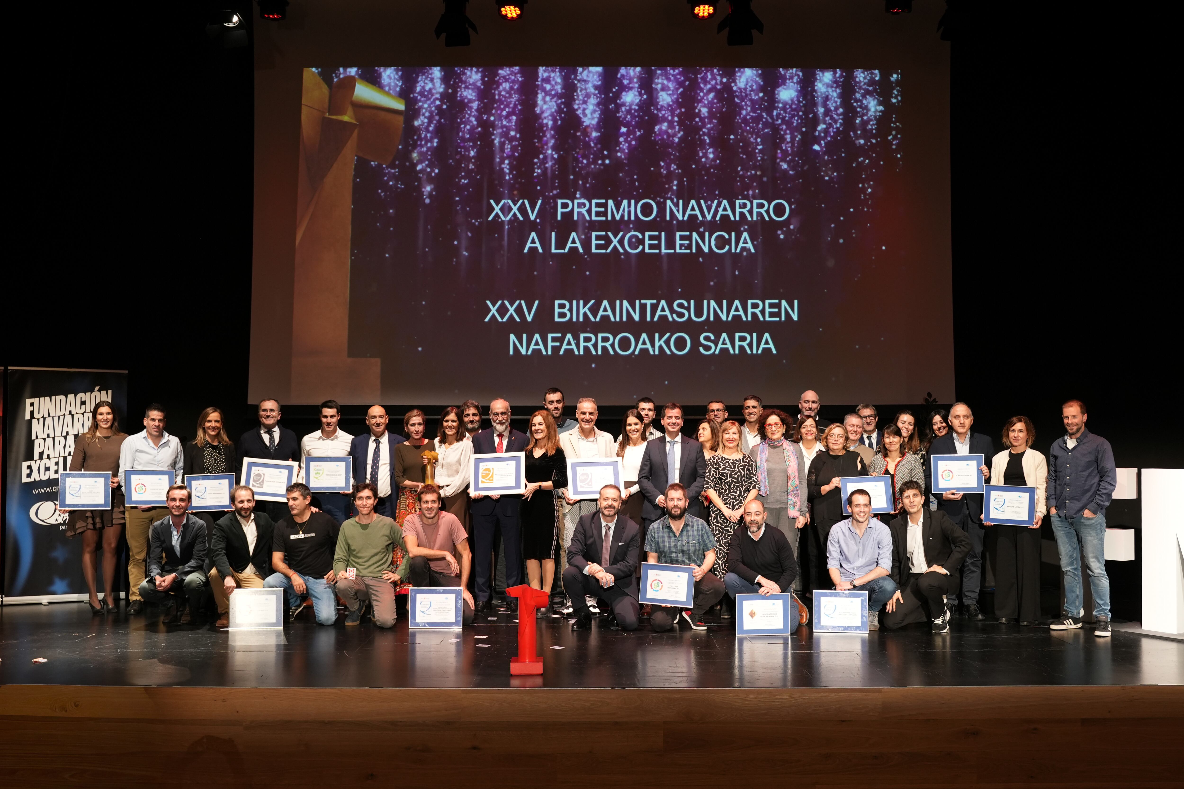 La Fundación Navarra para la Excelencia concede al Área de Salud de Tudela el 25 Premio Navarro a la Excelencia y el Reconocimiento de Oro por su gestión