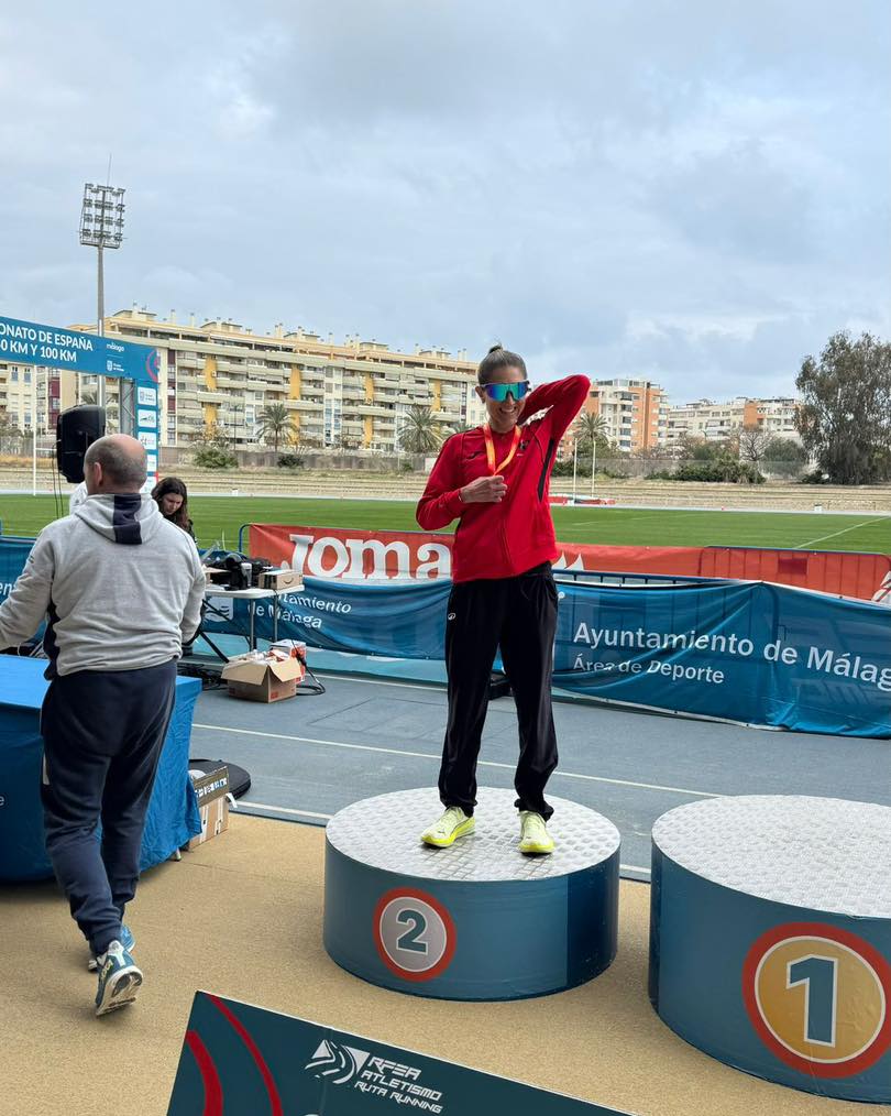 Esther, en el pódium