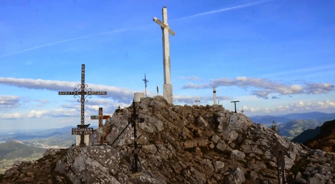 El monte Ernio es uno de los más emblematicos para el aficionado a la montaña