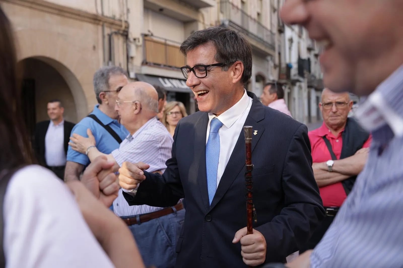 Xavier Fonollosa, alcalde de Martorell, en una imatge publicada a les seves xarxes socials