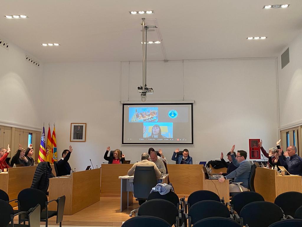 Imagen del pleno del Consell de Formentera