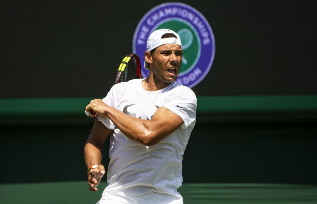 Rafa Nadal se estrena este martes en Wimbledon.