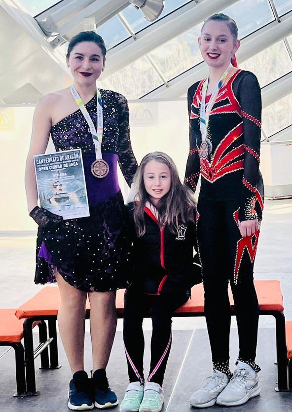 Representantes del CH Jaca en la competición