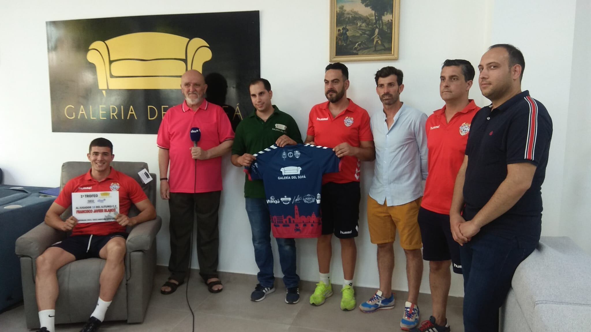 Entrega del I Trofeo &#039;Jugador 10&#039; del Iliturgi CF.