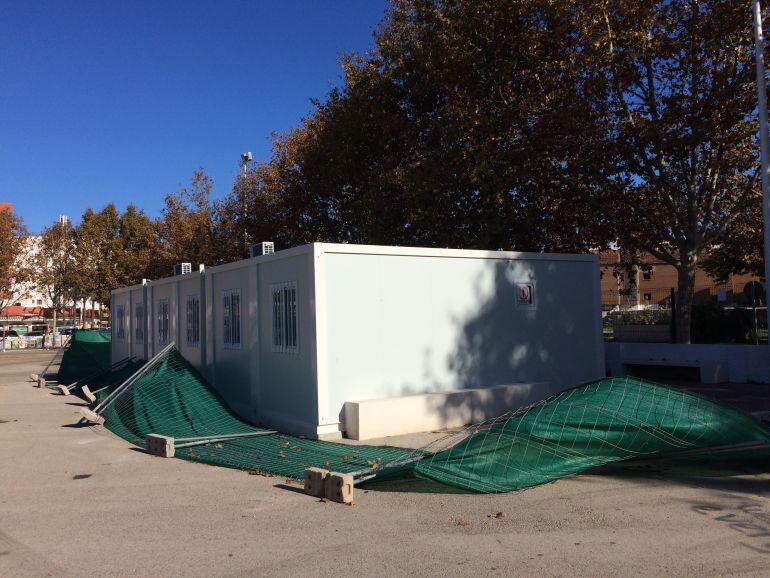 Zona de juegos para niños en las proximidades a la playa del Arenal en Xàbia.