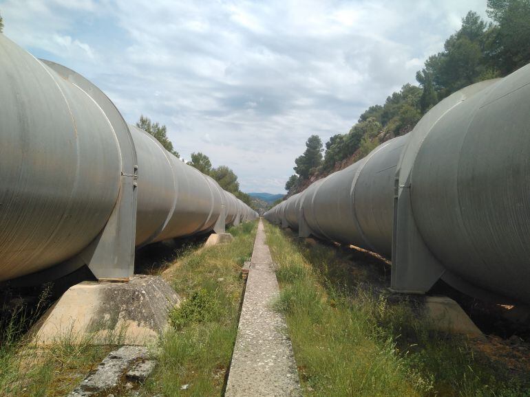 Tuberías de bombeo del Trasvase Tajo-Segura