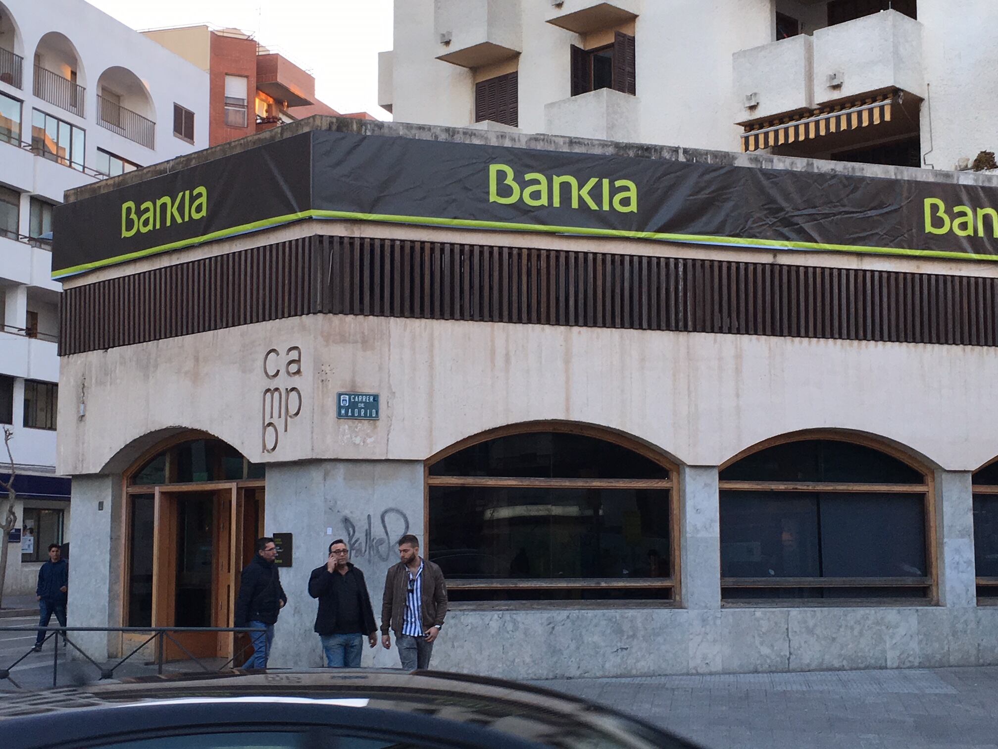 Imagen de archivo de una de las oficinas de Bankia que cierra este mes en Vila