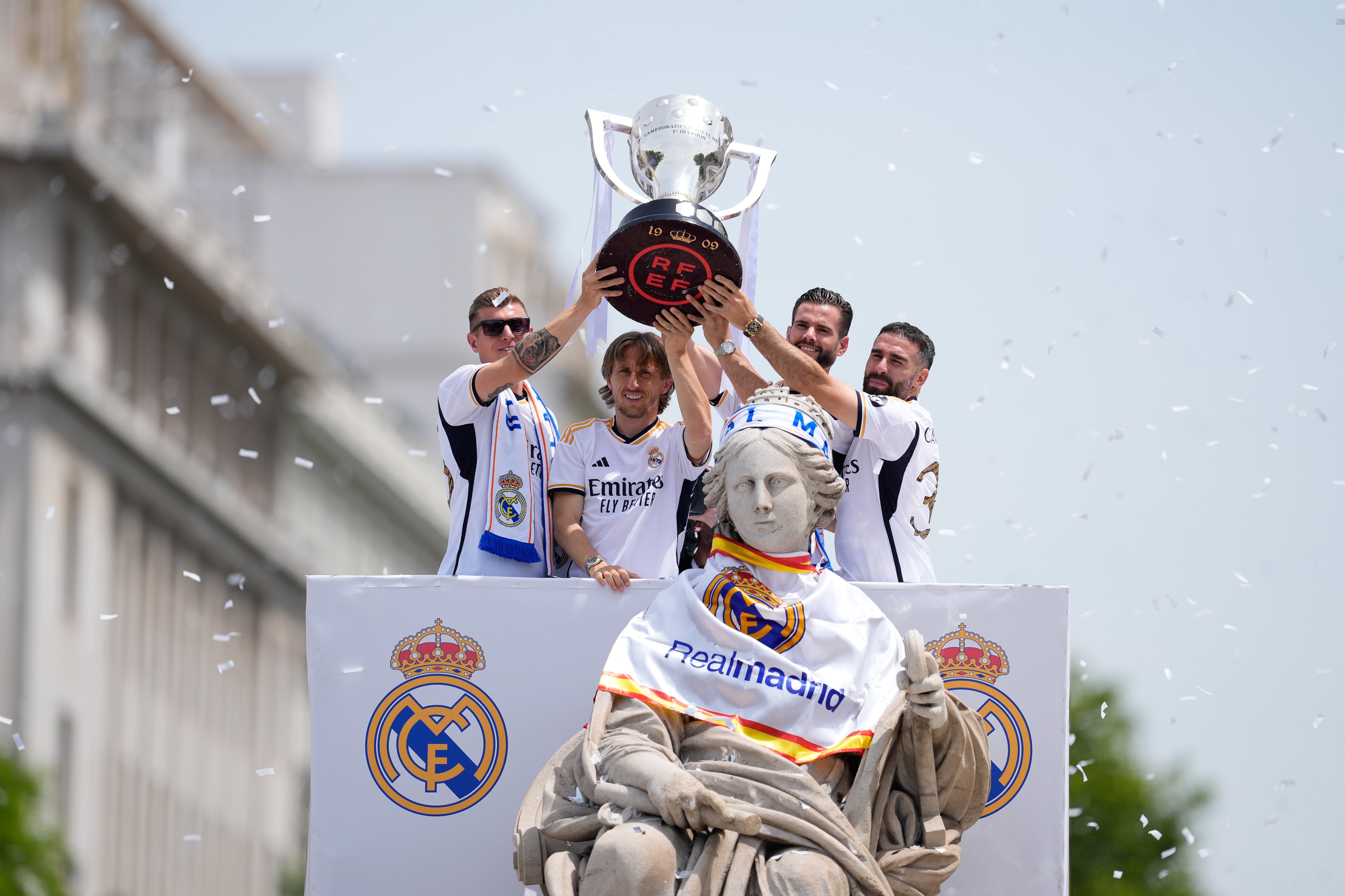 Celebración de la 36ª Liga del Real Madrid