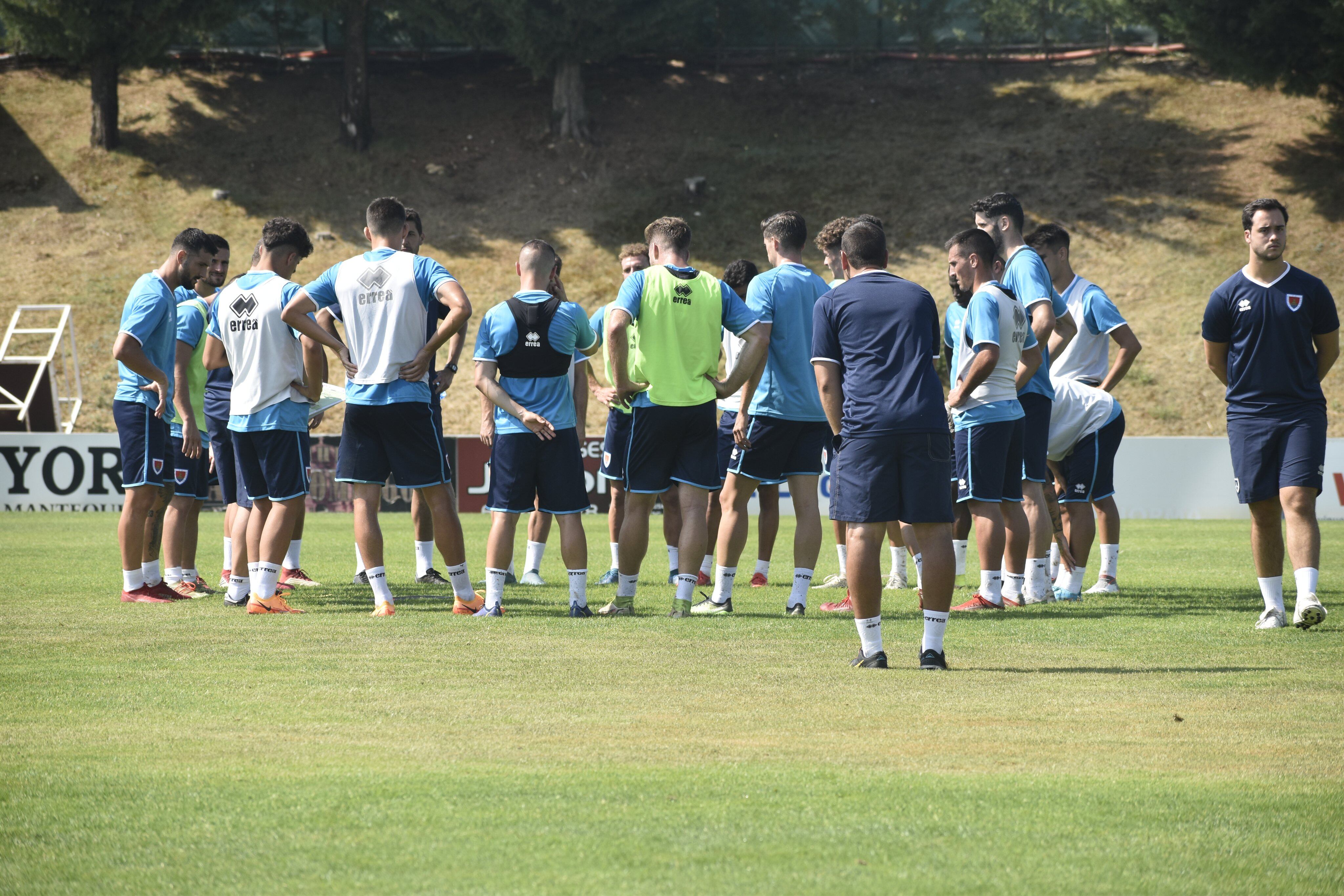 Entrenamiento de pretemporada del Numancia en la Ciudad Deportiva.