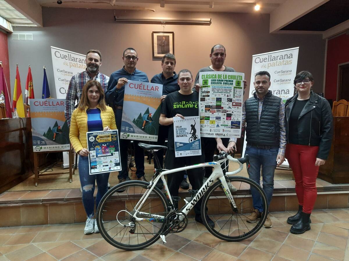 Presentación de la 63 Clásica Ciclista de la Chuleta de Cuéllar