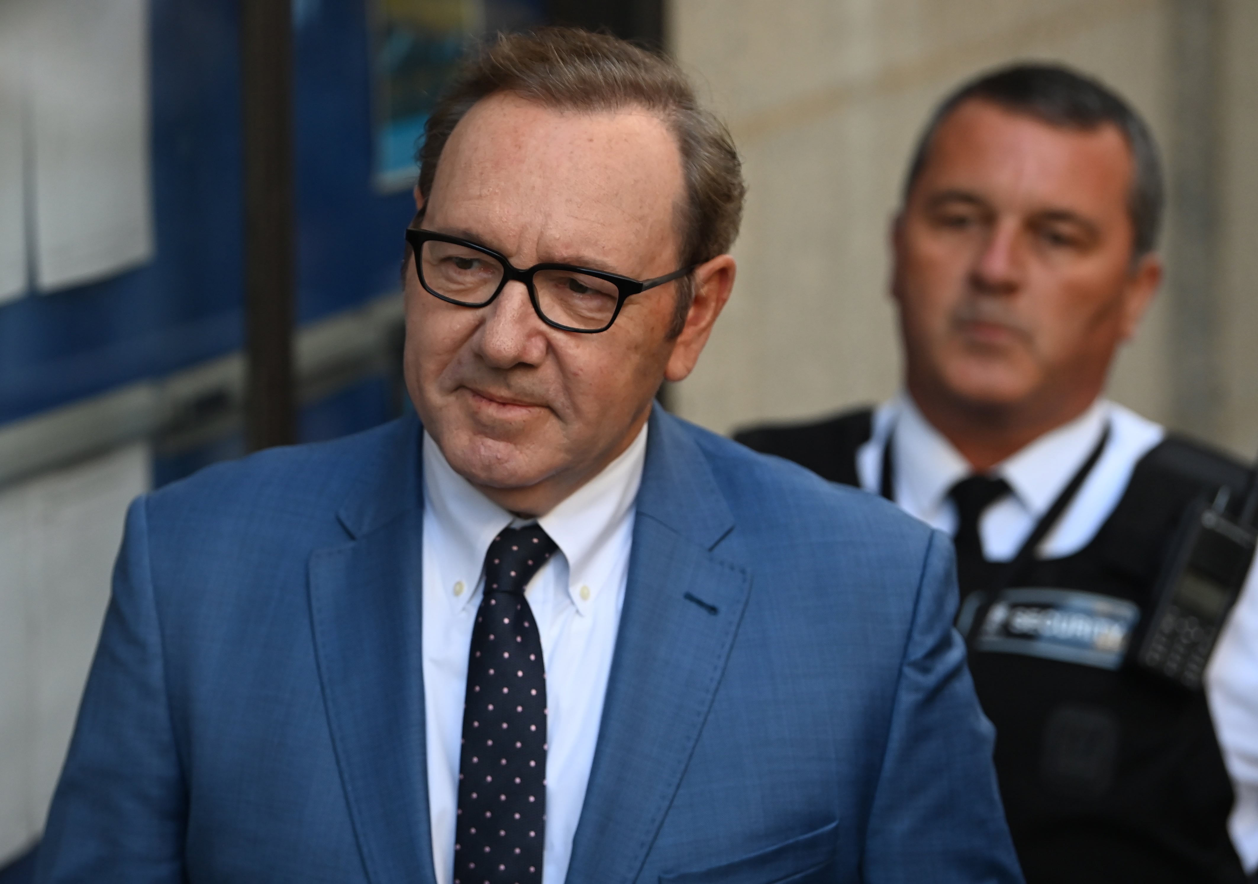 Kevin Spacey, a su llegada al tribunal penal de Old Bailey en Londres