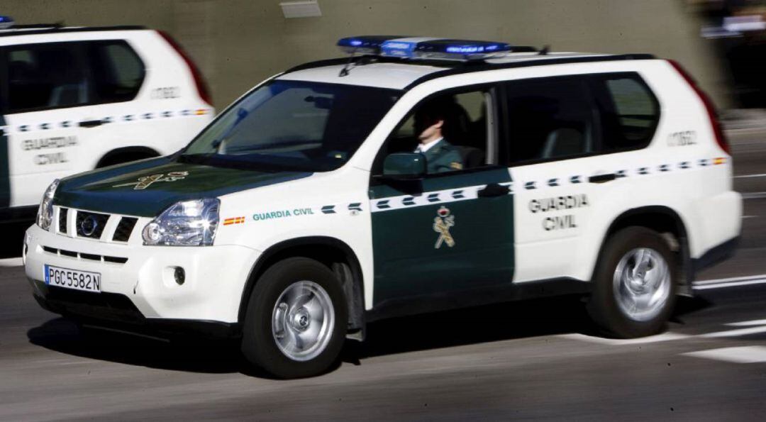 Un coche de la Guardia Civil