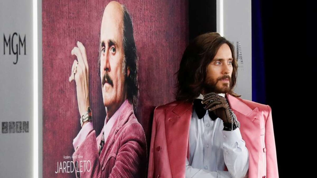 Jared Leto en la premiere de La Casa de Gucci