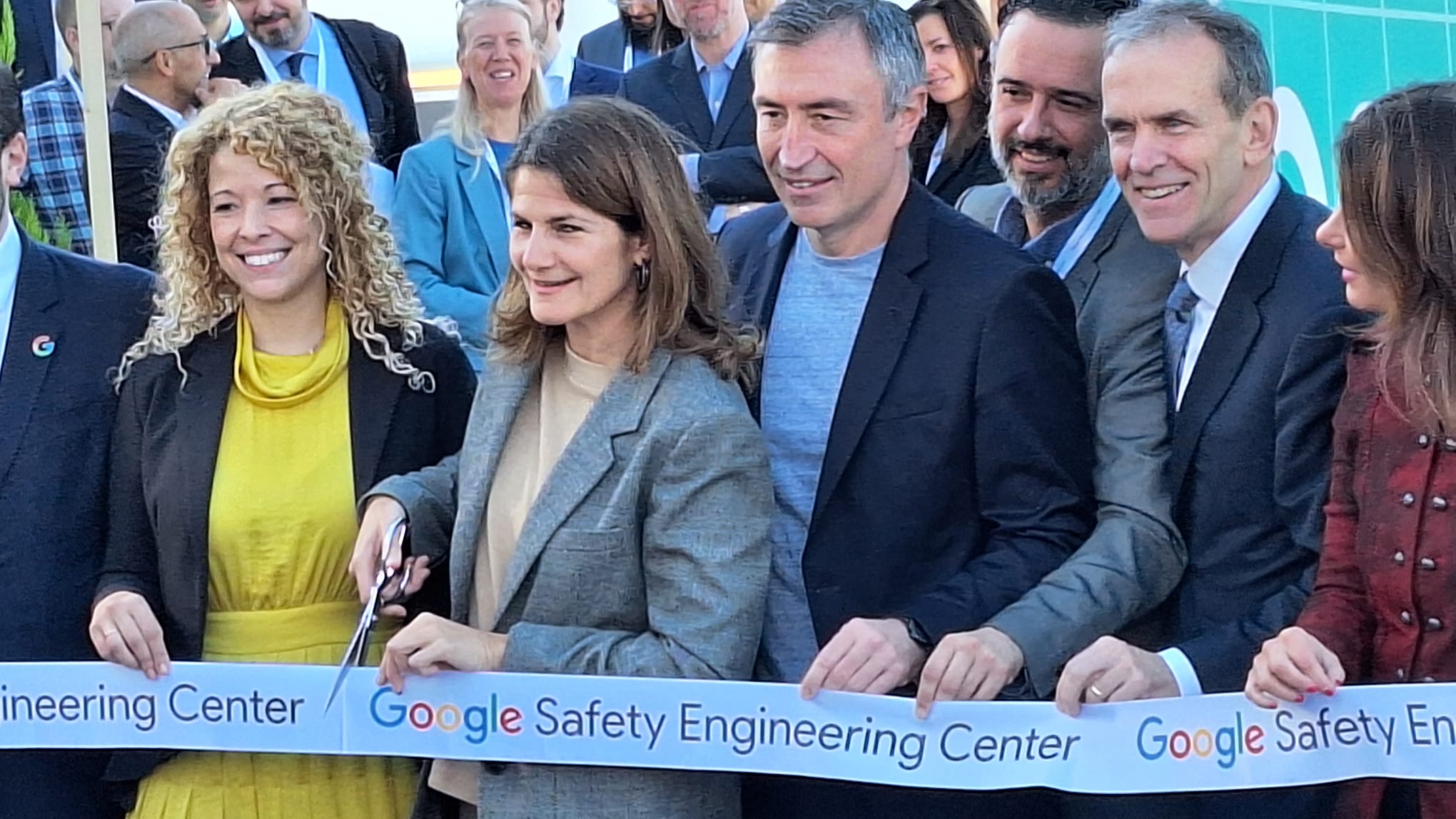 Momento de la inauguración del centro de ciberseguridad de Google en Málaga