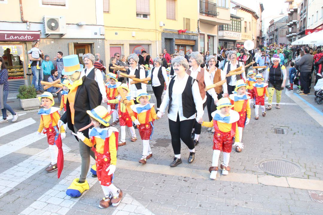 'Pinochada', segundo premio del carnaval infantil de Cuéllar en 2020