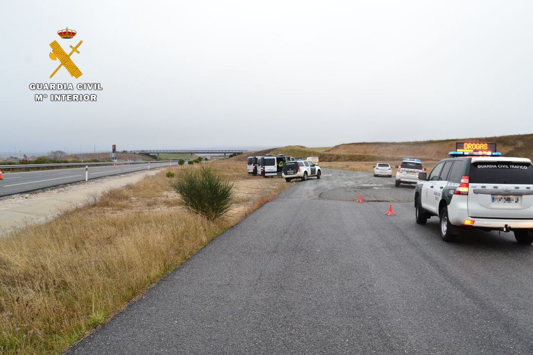 Control de alcoholemia de la Guardia Civil