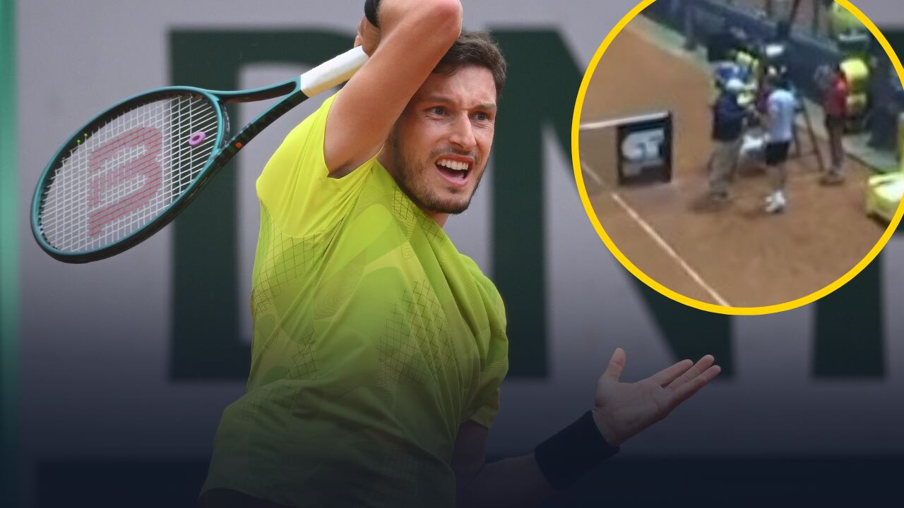 Pablo Carreño discute airadamente con el juez de silla durante el ATP Challenger de Girona