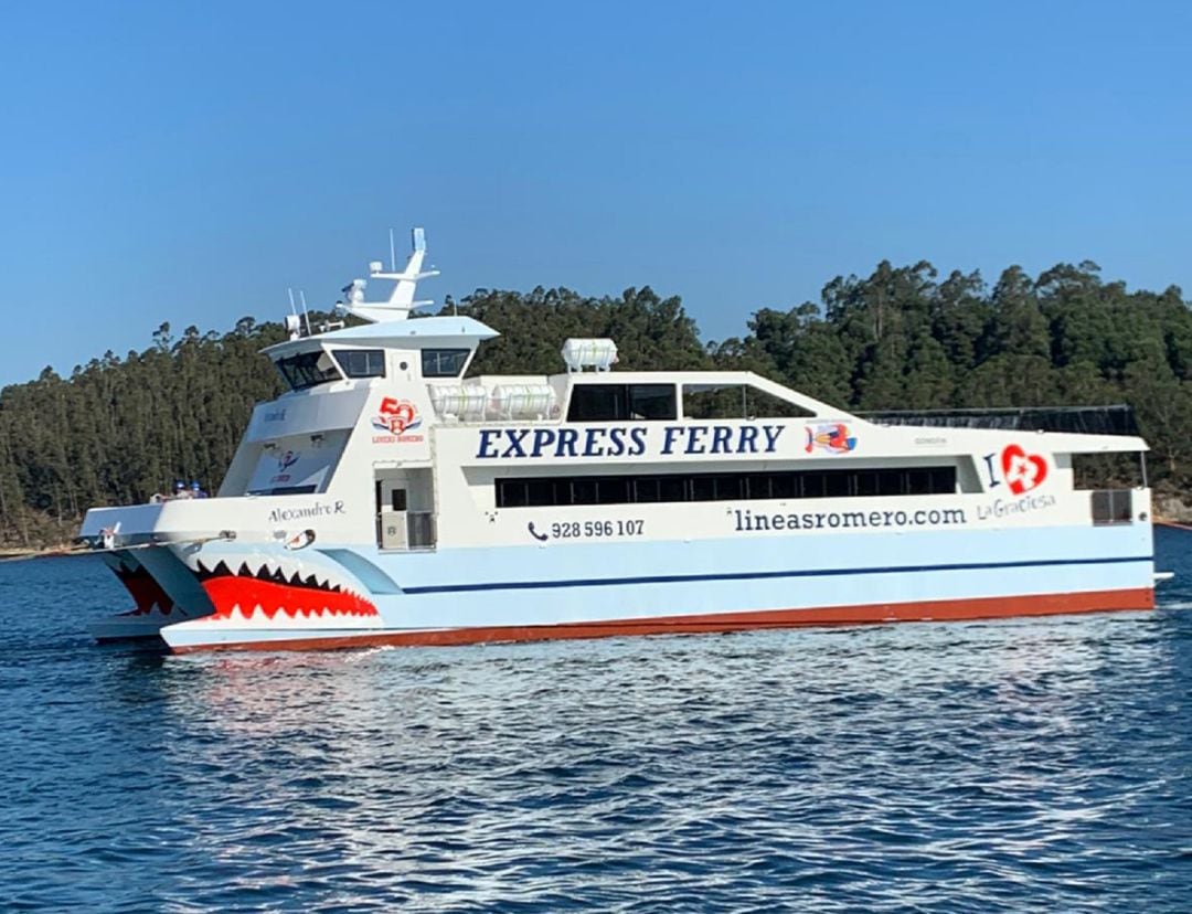 El nuevo ferry de Líneas Romero.