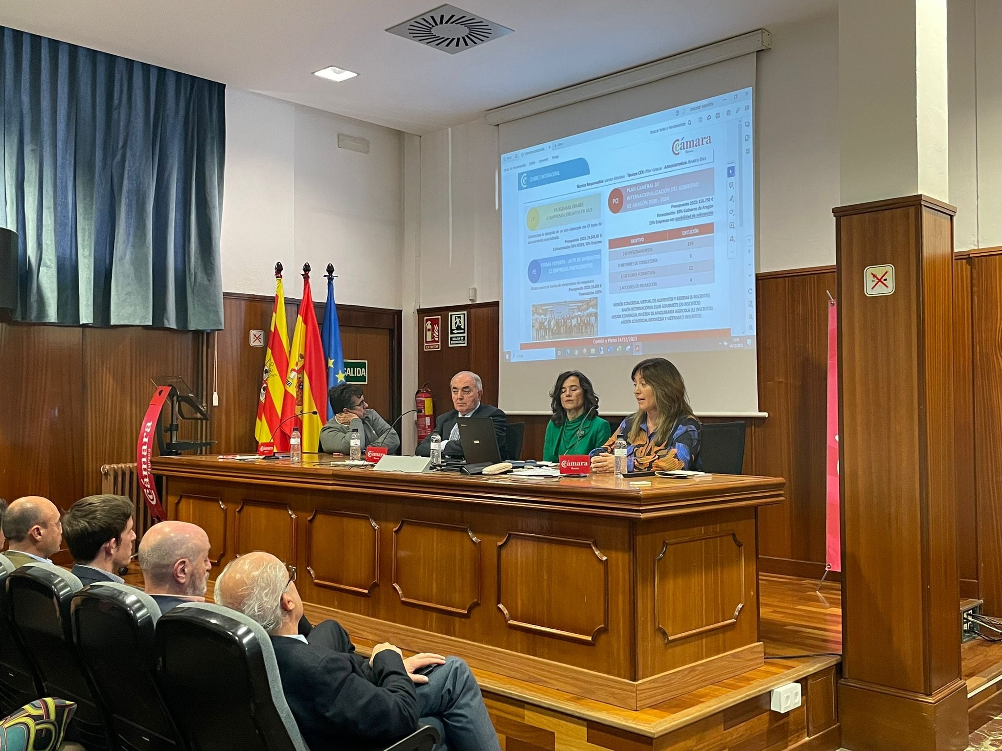 Pleno Cámara Comercio Huesca