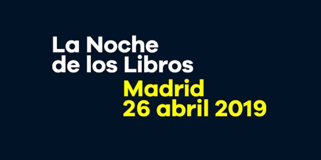 Cartel de 'La Noche de los Libros' 2019