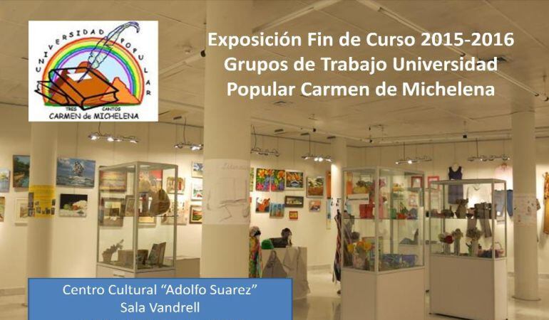 Hasta el domingo podemos hacer un recorrido gratito por la Sala Van Drell para ver los trabajos de dibujo, pintura, manualidades, artesanía, textil, etc. de los alumnos de la UP