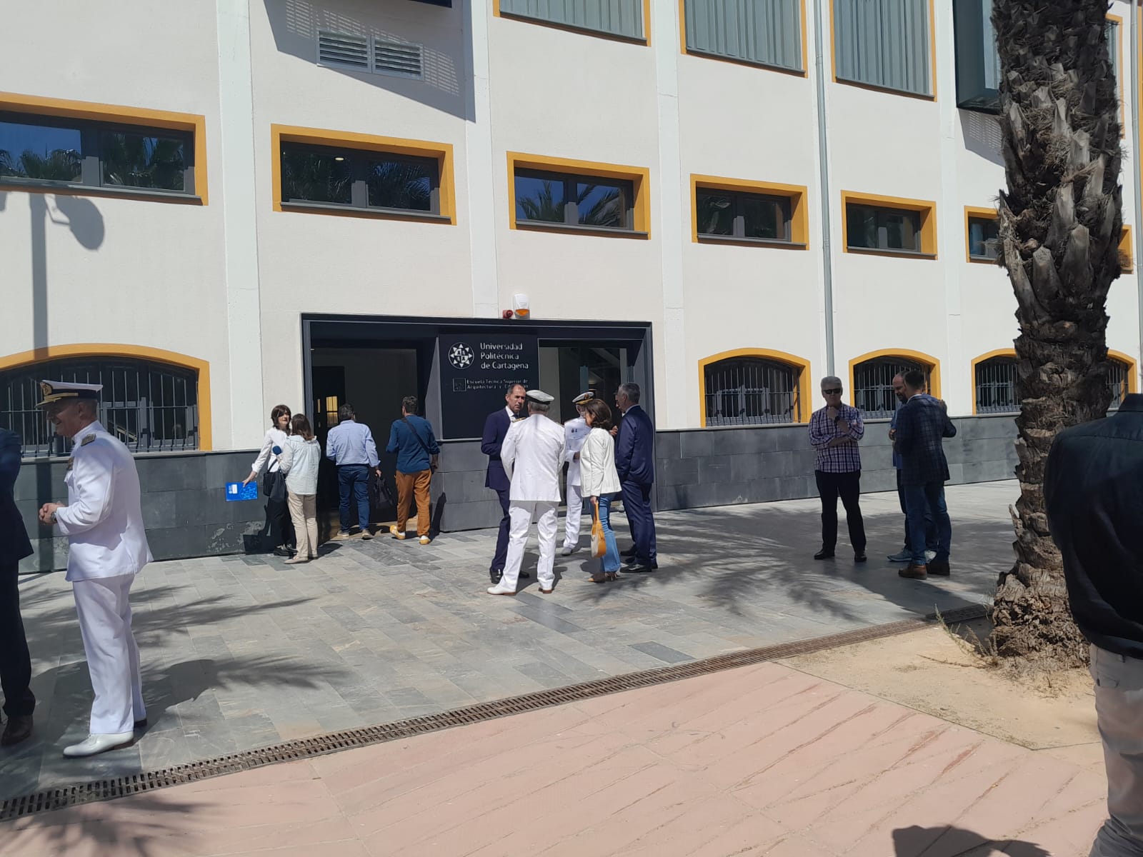 Nueva sede de la Escuela Técnica Superior de Arquitectura y Edificación en el antiguo Pañol de la Comisión Naval de Regatas de Cartagena.