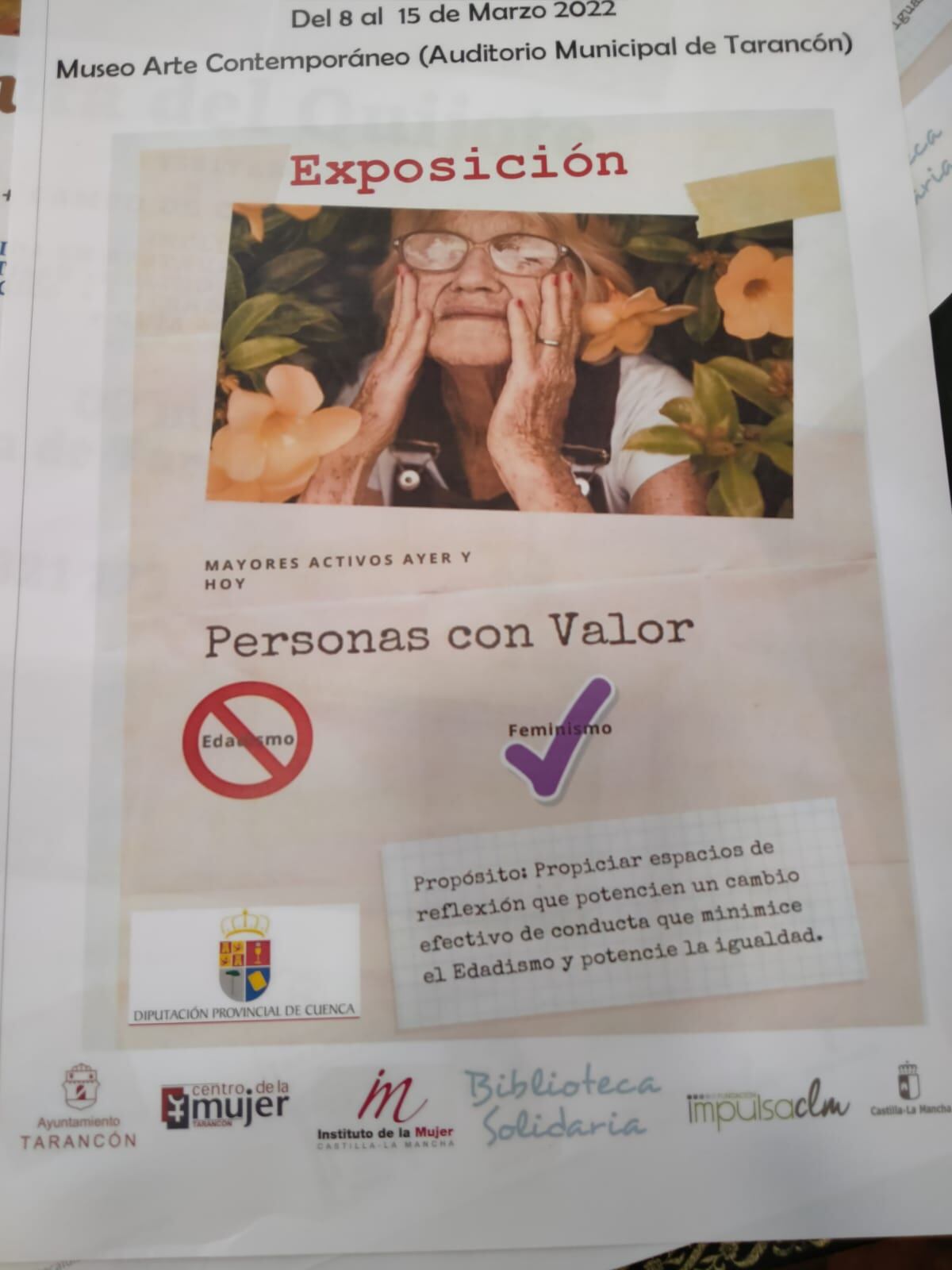 Cartel de la exposición Semana Mujer Tarancón