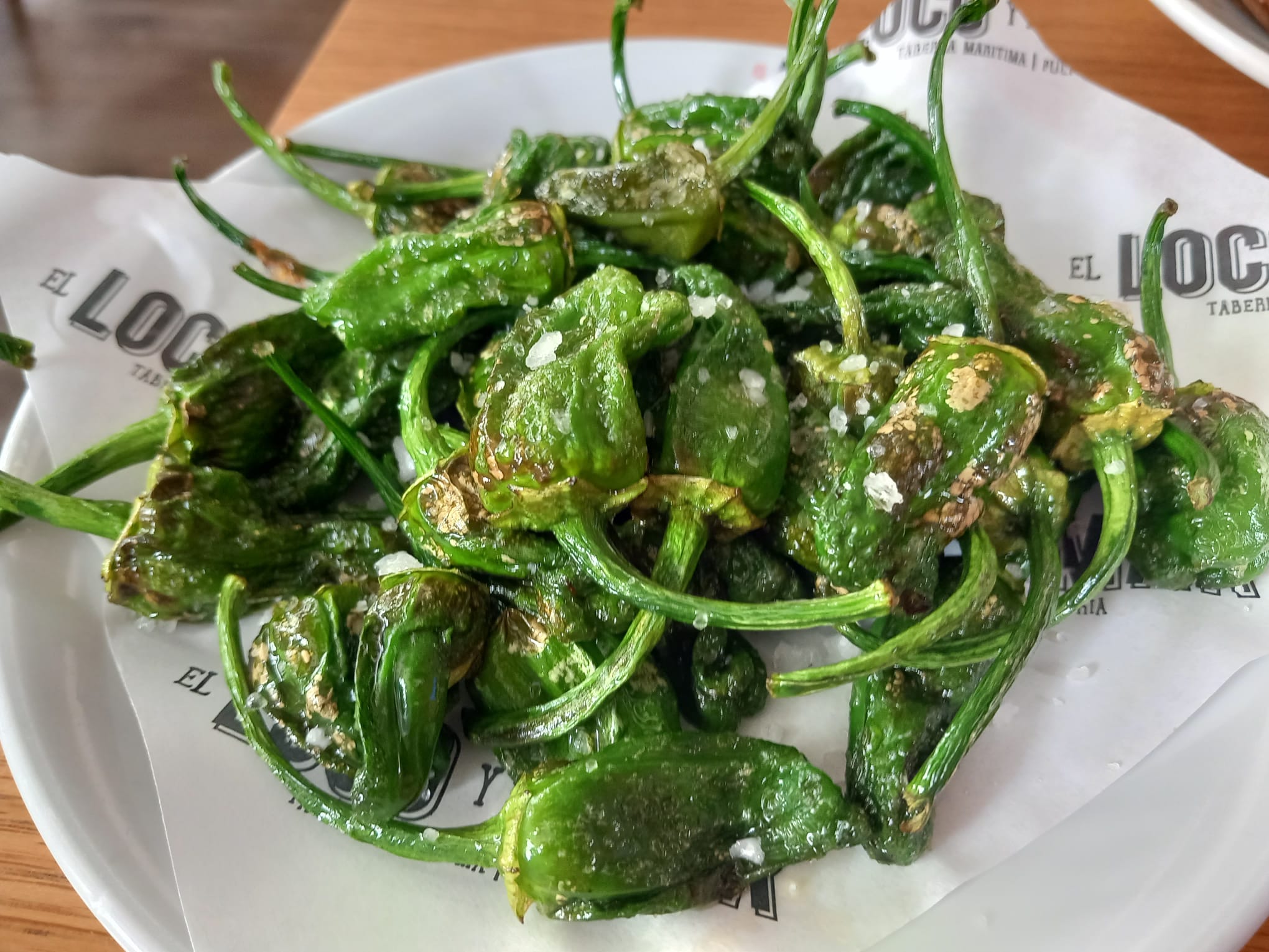 Pimientos de Padrón fritos