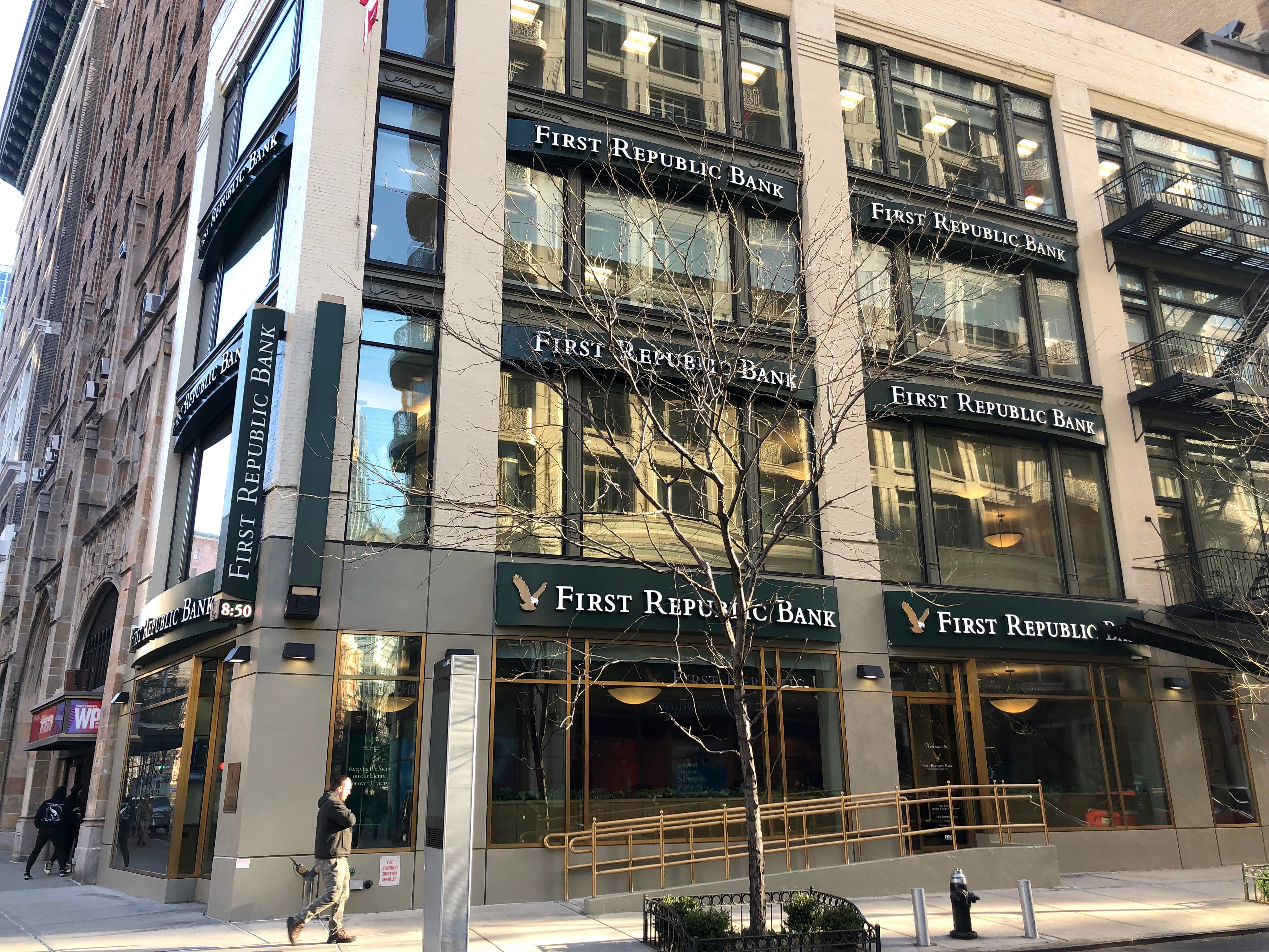 First Republic Bank, en Nueva York (EE. UU)