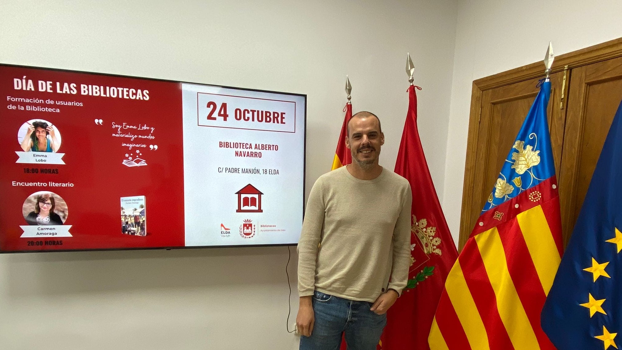 Iñaki Pérez, concejal de Cultura de Elda