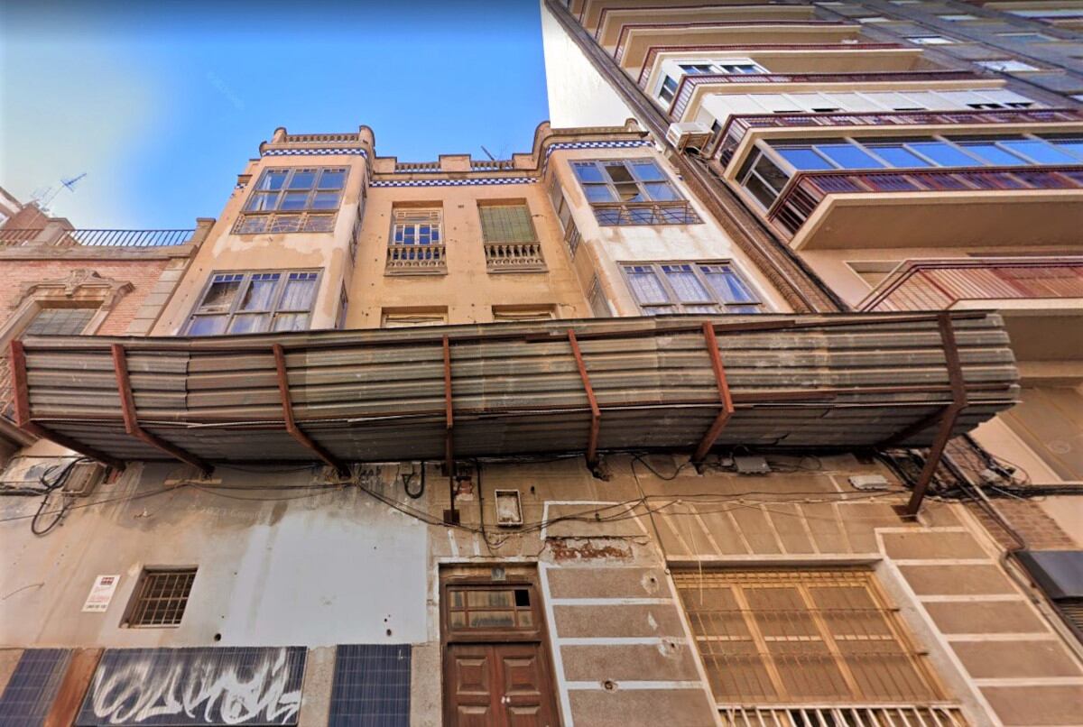 Edificio que se va a rehabilitar en la plaza de San Agustín