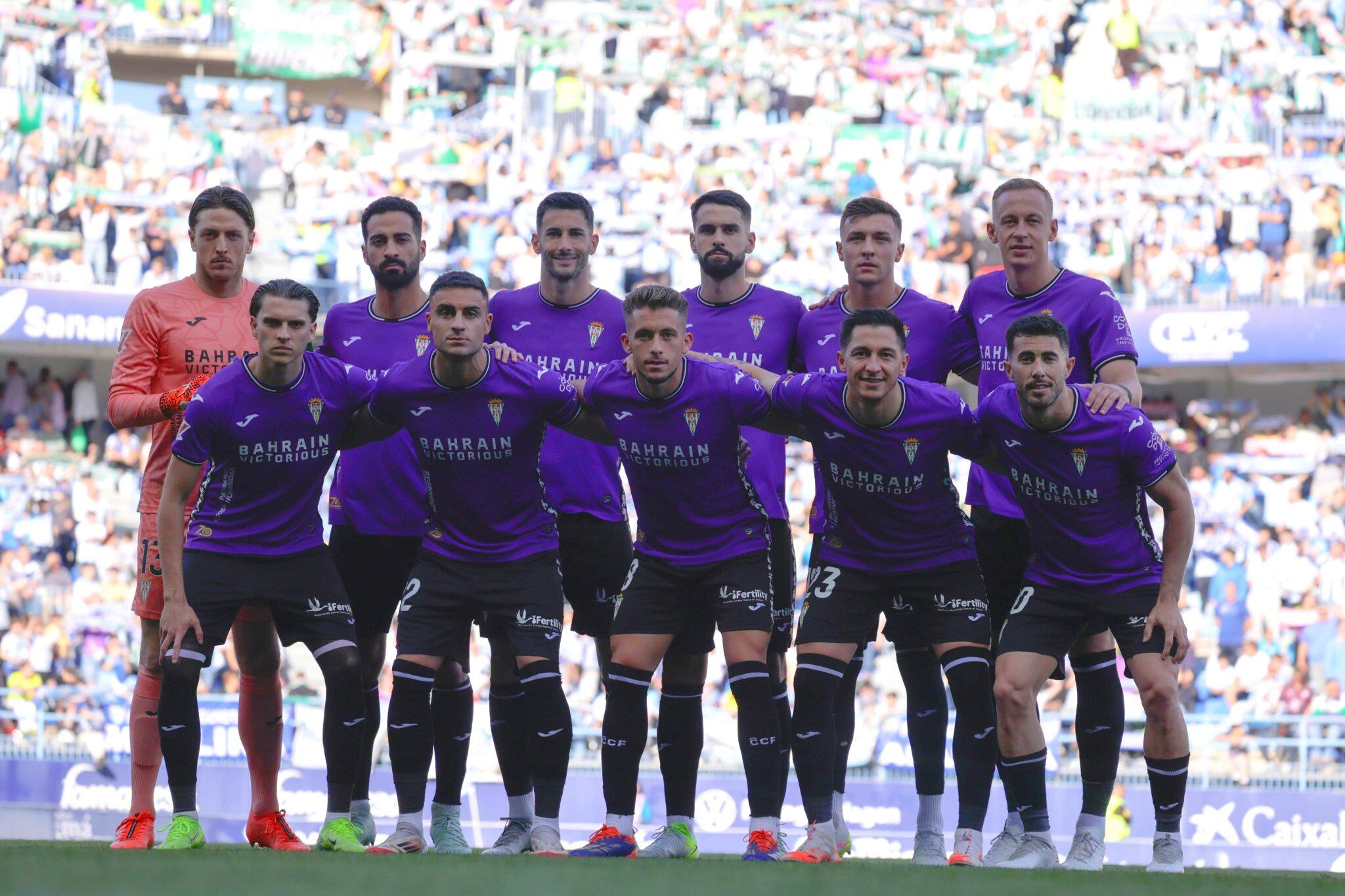 Once titular del Córdoba CF en Málaga.