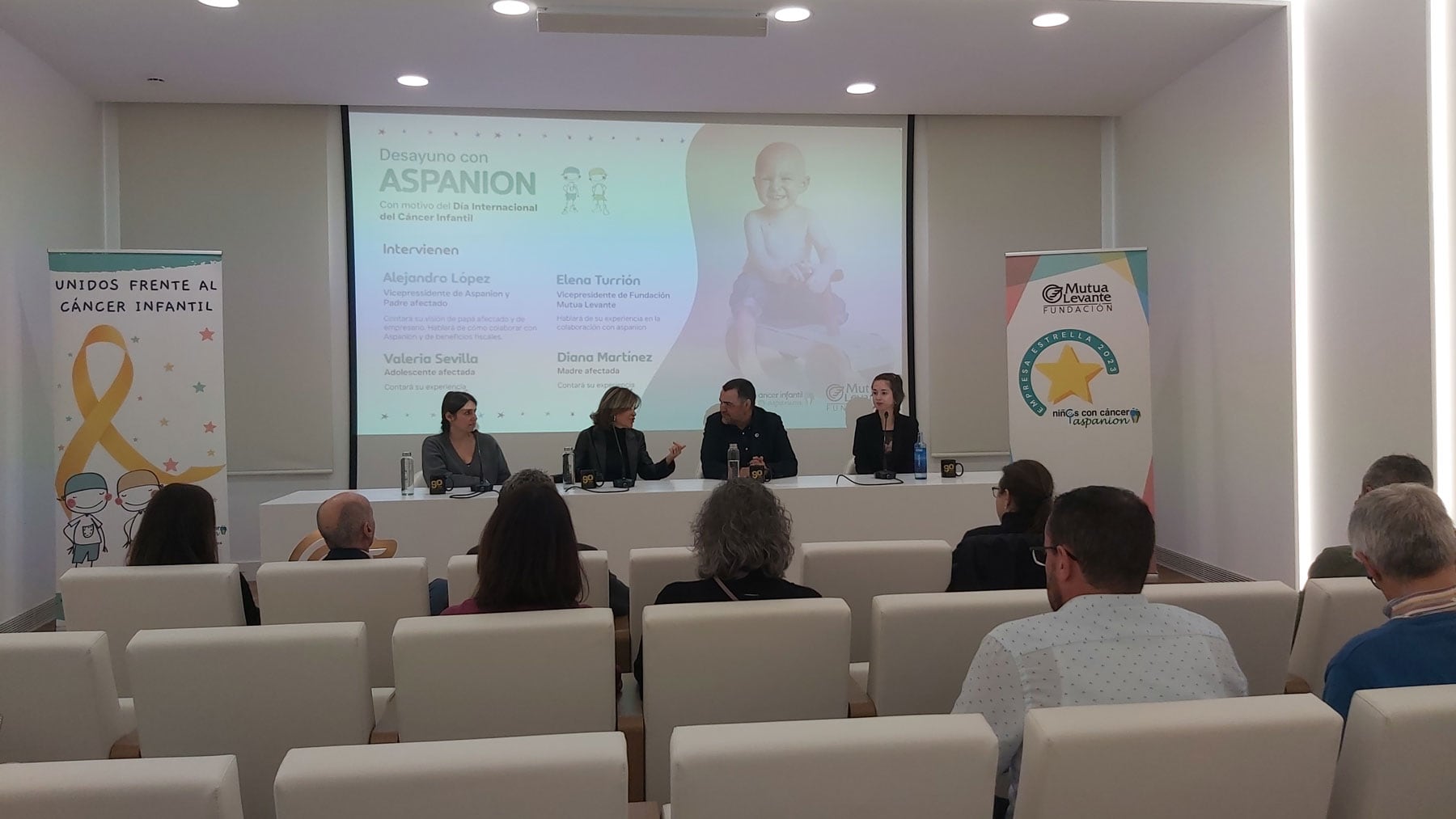 Aspanion ha sido la entidad protagonista de la jornada en Fundación Mutua Levante