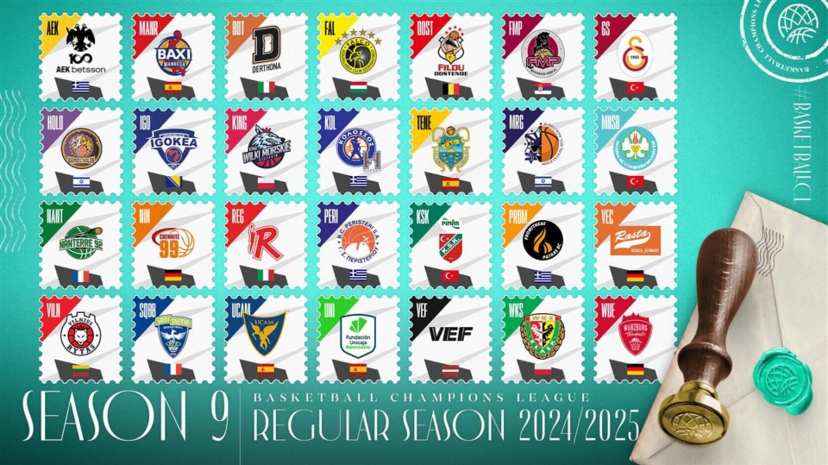 28 equipos clasificados para la fase regular de la BCL y cuatro más llegarán de las rondas de clasificación