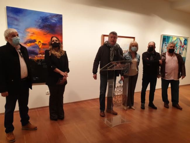 Los promotores de la Asociación Thieldón han presentado su primera exposición 'Arte PAlencia'